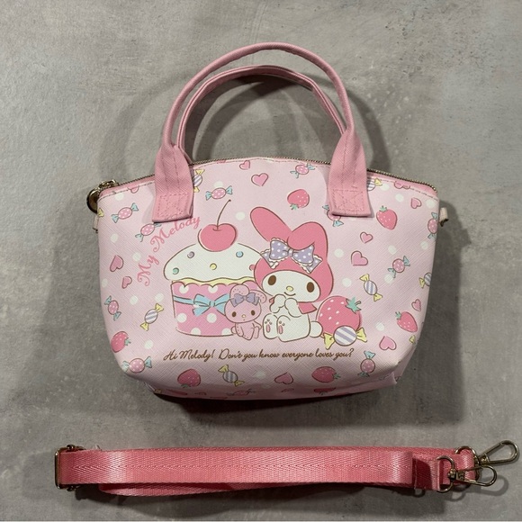 Hello My Melody Bag Anime Kitty Tote Bag Kitty Satchel Bag Kuromibag - Picture 2 of 4
